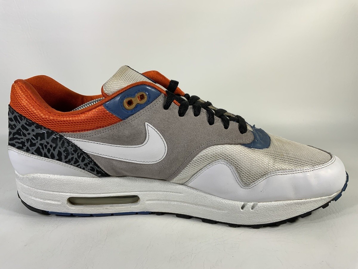 Nike Air Max 1 Football Friendly Pack White Blue College Orange Mens Size 13 | eBay