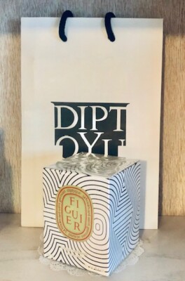Diptyque Dancing Ovals Graphic Collection Figuier Fig Scented Candle 190g  RARE