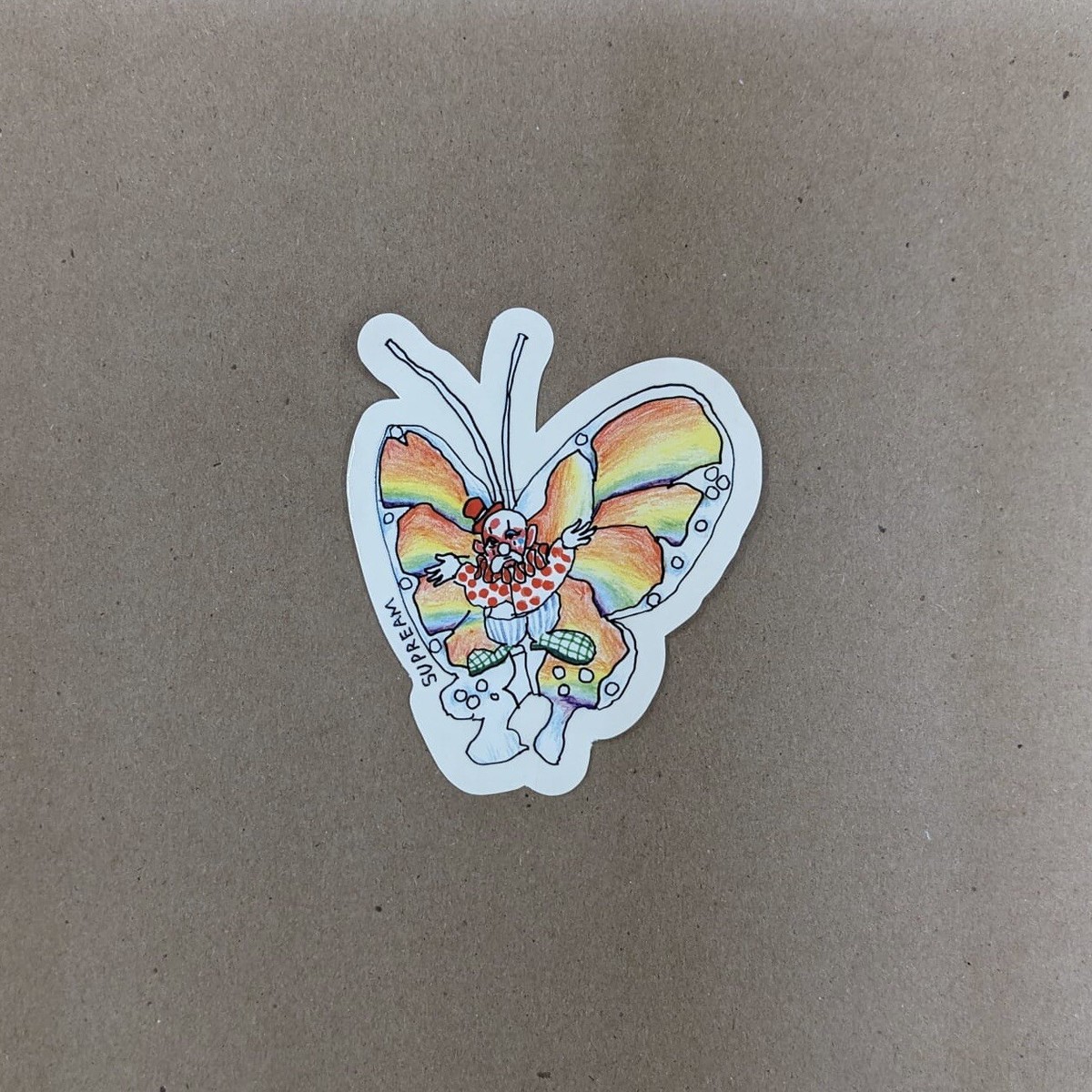 SS16 Supreme Butterfly Gonz Sticker | eBay