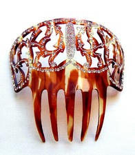 Vintage Spanish style hair comb - NO US IMPORT FEES