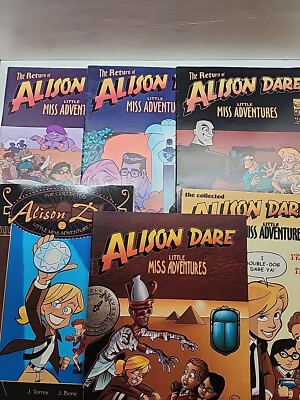 Alison Dare Little Miss Adventure Lot NM Comics & TPB's Oni Press 4 Comics 2 TPB