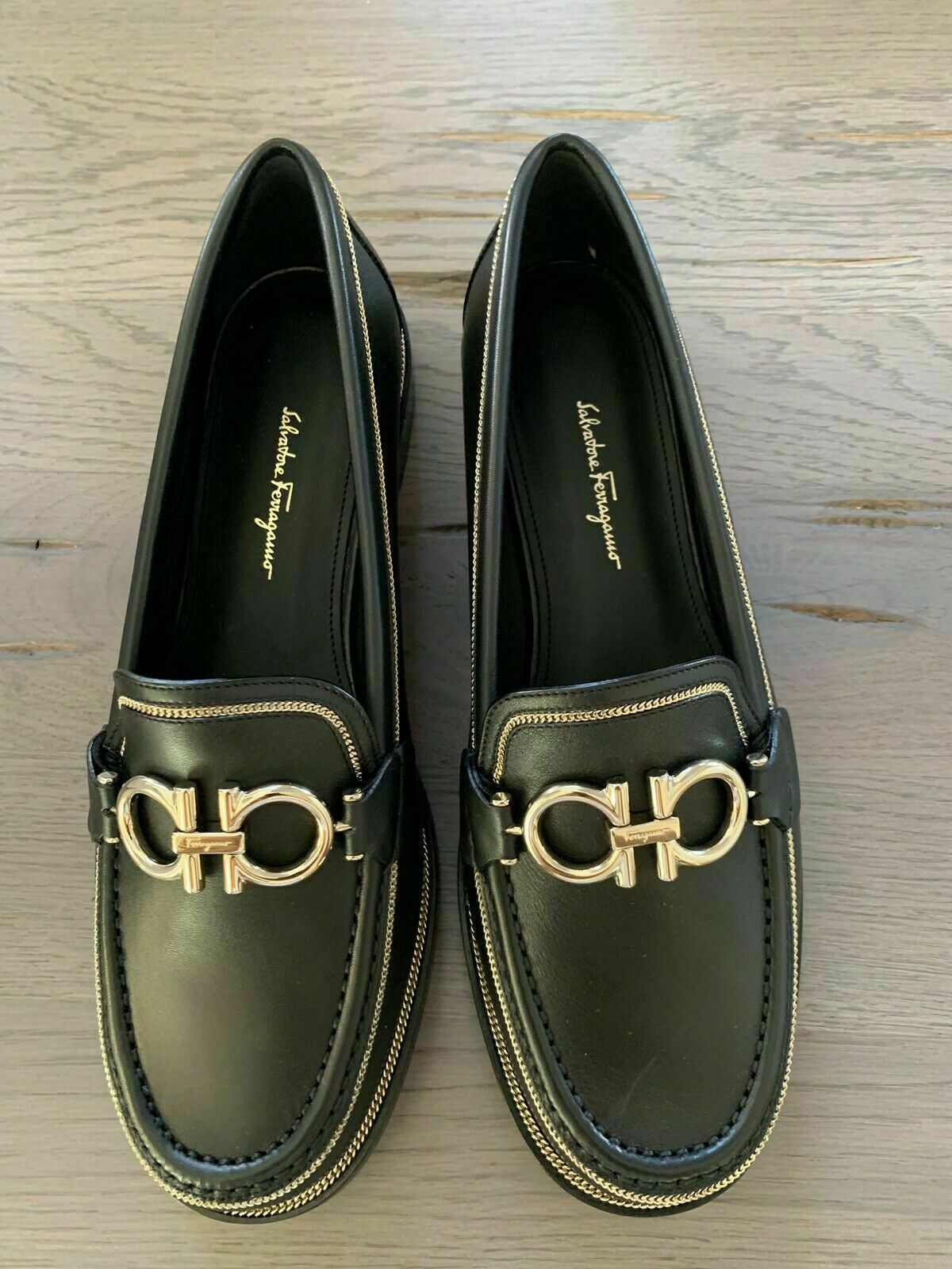 SALVATORE FERRAGAMO ROLO LUX GANCINI LOAFERS SLIPPERS SHOES LOAFERS SHOES image 7