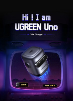 UGREEN 30W GaN Charger 2nd Gen Robot QC4.0 3.0 PPS PD3.0 Fast Charger