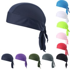 Gorro de Ciclismo Durag Gorra Calavera Correr Doo Do Trapo Sombrero Bufanda Cubierta Envolvente