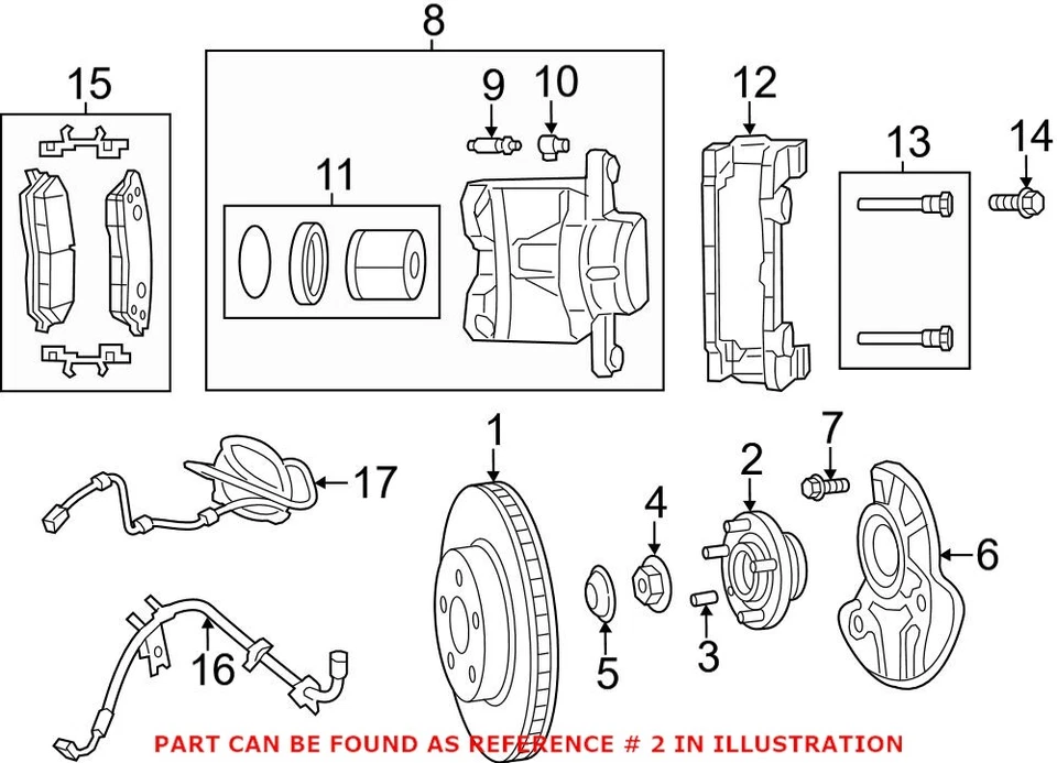 Genuine OEM Mopar Front Wheel Hub Bearing For Chrysler Dodge Challenger Charger - Image 2 of 3