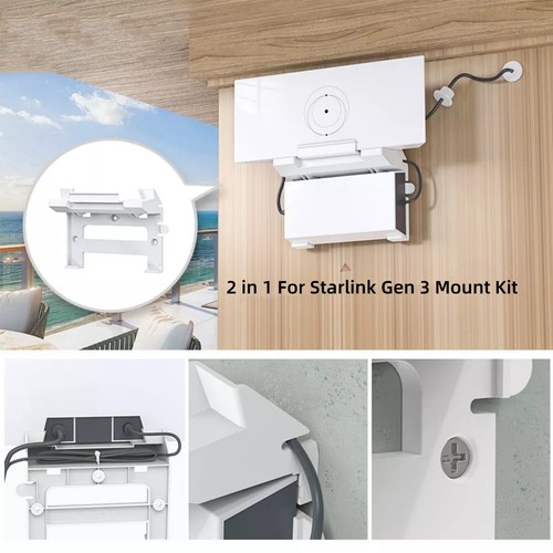 Pour Starlink Gen 3 Routeur ABS Support Mural de Protection Accessoires - Photo 13/19