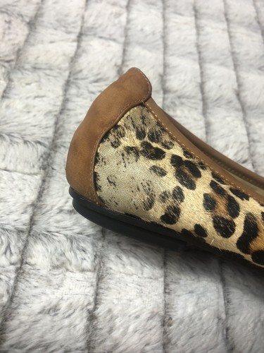 Vionic Minna Cheetah Print Flats Womans Size 8 Calf Hair - Picture 9 of 11