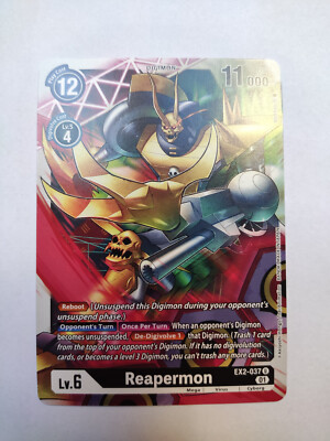 Reapermon EX2-037 Digimon Card Game Uncommon