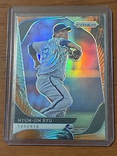 2020 Panini Prizm -  Cosmic Haze Prizm #92 Hyun-Jin Ryu Toronto Blue Jays