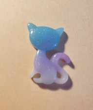 Ombre Cat Magnetic Needle Minder Cross Stitch Embroidery  Cover Holder