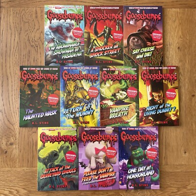 Gänsehaut: Der Klassiker 10 Bücher (Set/Serie 2) von R.L. Stine   Taschenbuch 