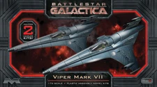 Moebius Models Viper Mark VII 1/72nd Scale Two-pack kit Battlestar Galactica NIB