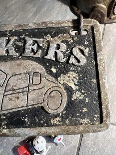 Vintage Aluminum Stockers Original Car Club Plaque Hot Rat Rod - Picture 5 of 7