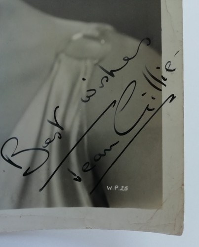 JEAN GILLIE 1915-1949 (ACTRESS) SIGNED - 1930s EARLY PHOTOGRAPH 10 X 8 INCH - Imagen 5 de 16