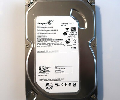 ST3250318AS, SN: 9VY,TK, PN: 9SL131-302, FW: CC38, 11065, Seagate 250Gb