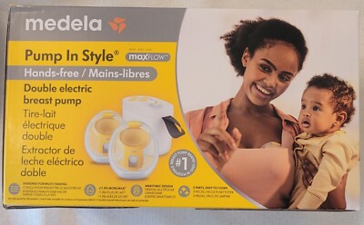 NIB Medela Pump In Style Hands Free MaxFlow Double Electric Breast Pump 