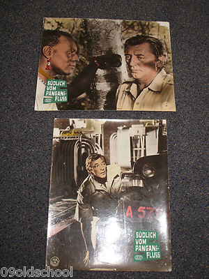 SÜDLICH VOM PANGANI FLUSS 2 Aushangfotos -  	Robert Mitchum Carroll Baker Moses