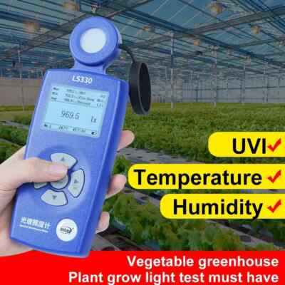 LS330 CRI Ra CCT UVI UV Index Lux Tester Spektrale Beleuchtungsstärke Messgerät 