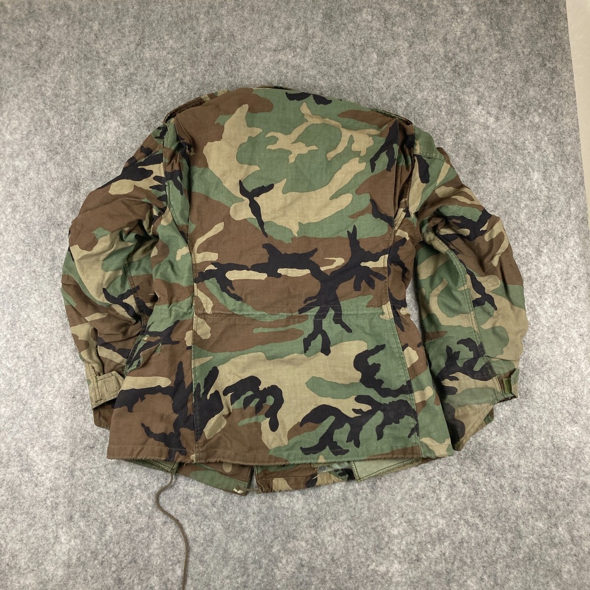 Alpha Industries M-65 Field Jacket Small Short Woodland Camo