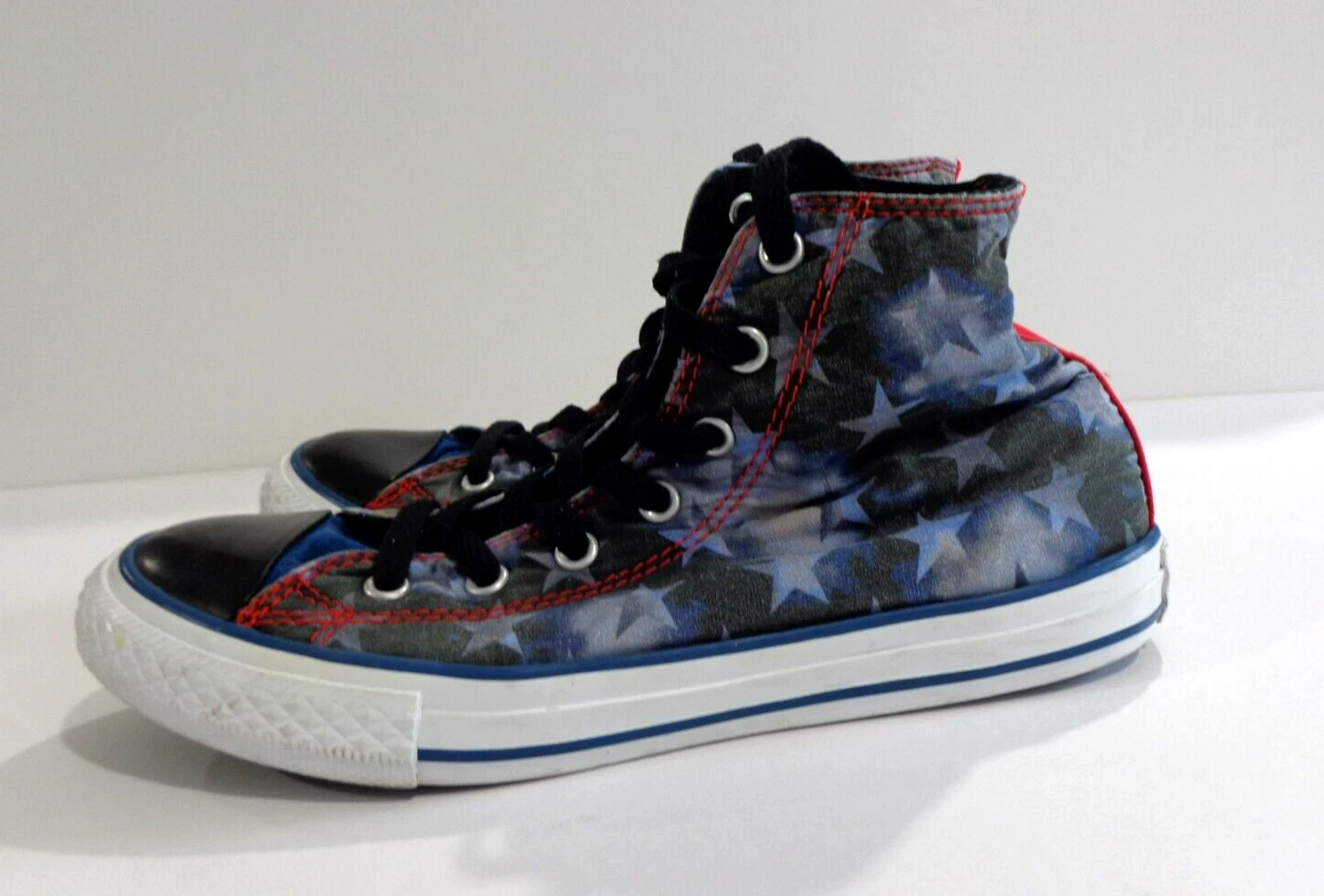 Sneakers Converse Chuck Taylor All Star Hi Tops American Stars in tela giovani taglia 4