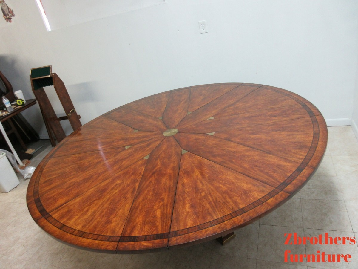 THEODORE ALEXANDER 円型テーブル Theodore Alexander Dining Conference Table Elliptical Round