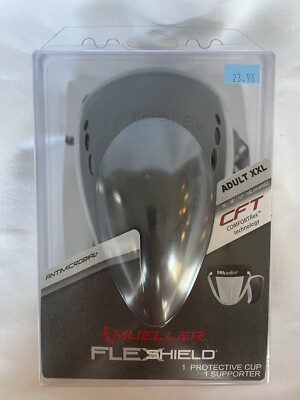 Mueller Flex Shield Protective Cup w/ Supporter, Jockstrap, ADULT XXL, (NEW)
