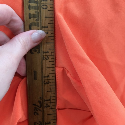 Columbia Sweat Shorts Womens L/5 (actual 36x5) Orange High Rise Pull On Pocket - Picture 5 of 14