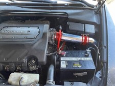 Red For 2005-2008 Acura Rl 3.5l V6 Cold Air Intake Kit + Filter