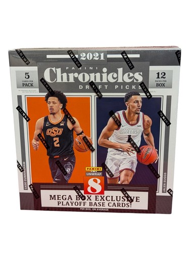 2021 Panini Chronicles NBA Basketball Draft Picks Trading Card Mega Box 12 Packs