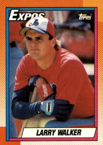 1990 Topps #757 Larry Walker RC Montreal Expos HOF