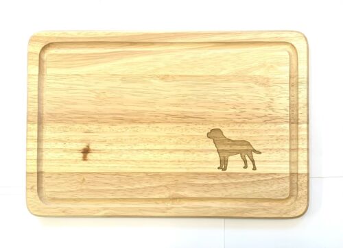 Labrador Dog Wooden Cutting Board Cheese Portion Bread Board Gift - Picture 1 of 2