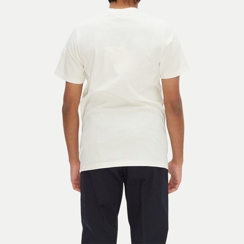 Nw MONCLER cotton T-shirt printed 8C00025 M2326 white logo regular fit - Picture 4 of 6