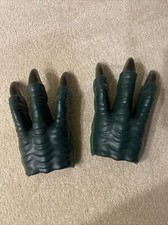 Jurassic World Velociraptor Dinosaur Claws Costume Gloves Green