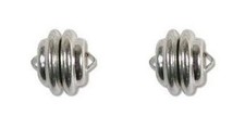 12 Hypo-Allergenic MAGNETIC CLASPS Mag-Lok 11x11mm No Nickel ~  Super Strong