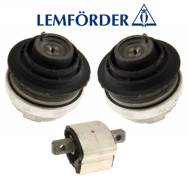 OEM Engine Motor Mount Set + Transmission Mount 3pcs Mercedes E320 CDI