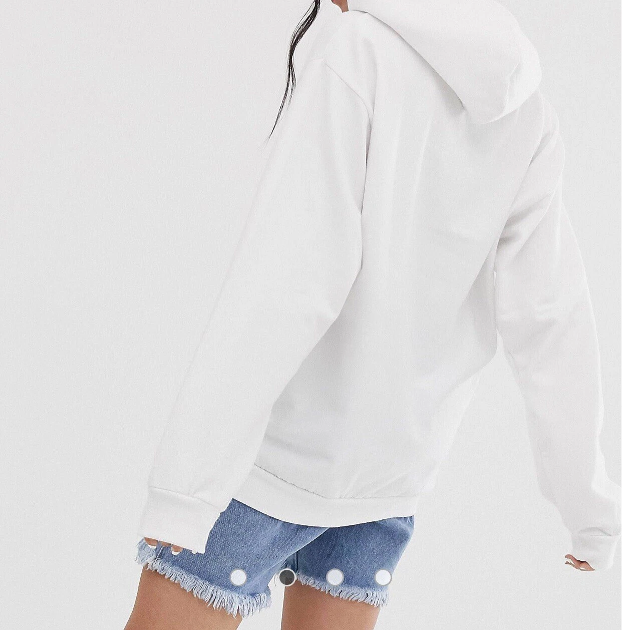 VETEMENTS Felpa con cappuccio abbigliamento adolescenziale buone cose accadono taglia large prezzo al pubblico £52