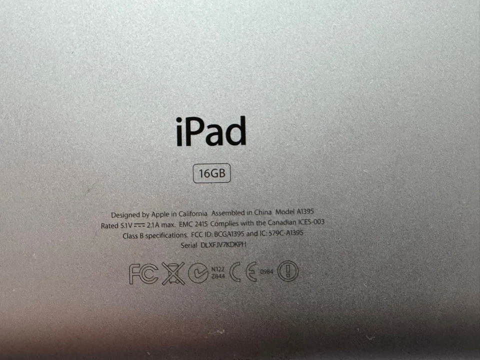 Apple iPad 2 16GB, WLAN, 24,64 cm, (9,7 Zoll) - Weiß - Bild 4 von 4