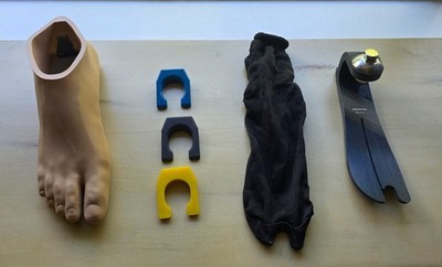 Ottobock Restore Right Foot Prosthetic and Sandal Toe Foot Shell Size 28cm