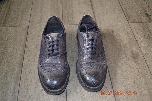 Men Barrett Heels Brown Leather 40