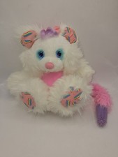 De colección 1989 Brush A Loves Tyco Oso Blanco Peluche Burbuja Amor Espejo Arco Iris