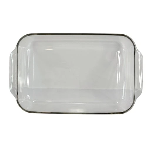 Pyrex Casserole Baking Dish #233-R Clear Glass 13x9x2 3Qt 3L Lasagna Pan Vintage