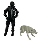 Vintage GI Joe Snake Eyes v2 Complete 3.75" Action Figure 1985 Hasbro ARAH