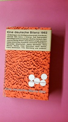 248484 Hans Werner RICHTER BESTANDSAUFNAHME. EINE DEUTSCHE BILANZ 1962 - 36