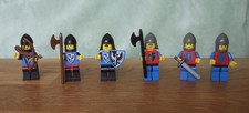 Lego® Ritter Set:   6 Ritter-Figuren, Waffen nicht vollständig  - 1985
