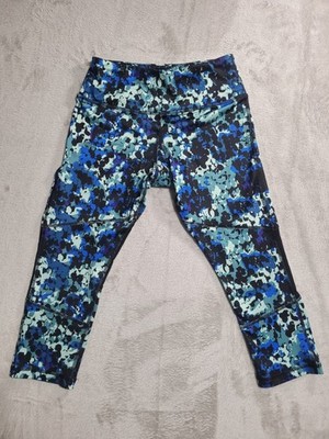 Dear Kate Women's Yoga Pants Go Commando BLUE MOSAIC S Small Period Protection