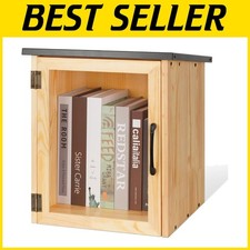 Outdoor Library Box for DIY Book Sharing 13x11x16.5 Inch