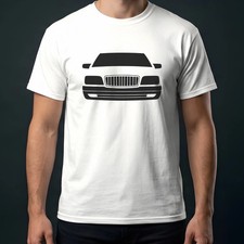 S-Class W140 1992-1998 Front View Car Silhouette T-Shirt Unisex Graphic Tee Gift