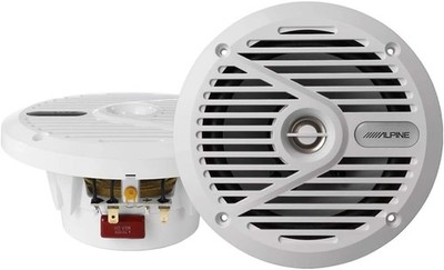 Alpine SPS-M601W 6-1/2'' 2-Way Marine Speakers (White)