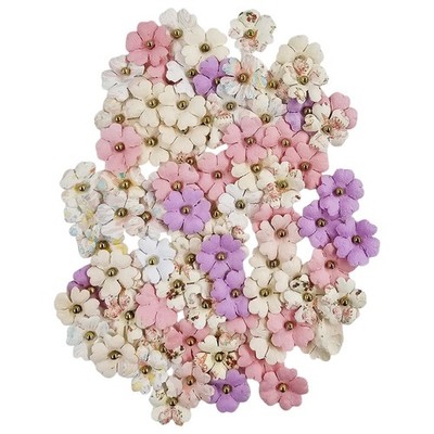 Papierblumen, Blumen für Basteln, Scrapbooking - Prima - Sweet Raindrops