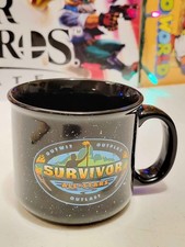 Used Survivor All Stars Coffee Tea Mug Cup Season 8 CBS TV Show Memorabilia
